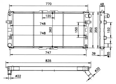 WILMINK GROUP wg1721768 -  Радиатор, охлаждение двигателя